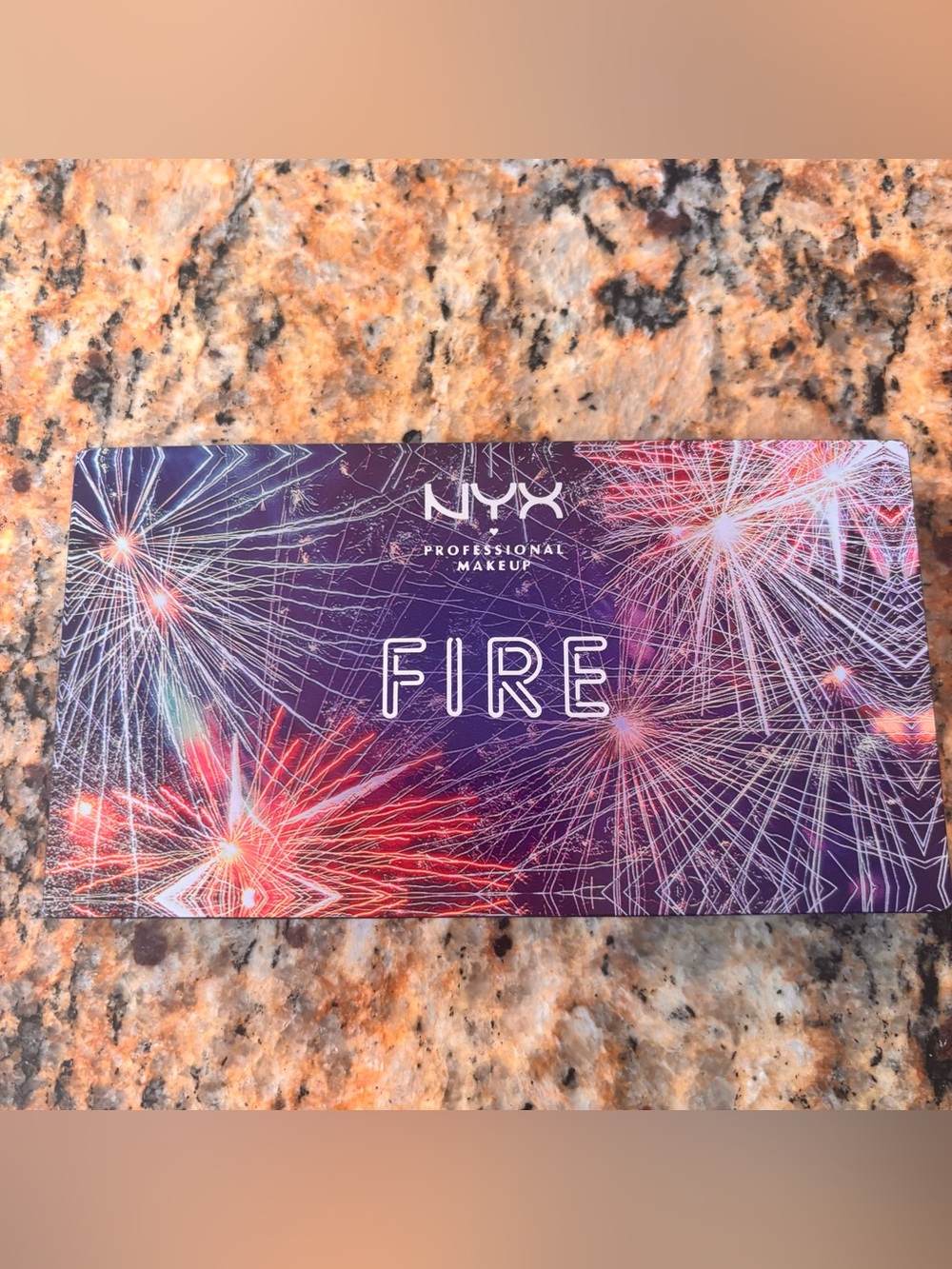 NYX Professional Makeup FIRE Eyeshadow Palette - Purple & Red